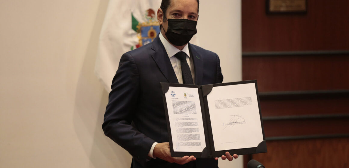 Gobierno de Querétaro y TSJ firman convenio para agilizar la impresión de actas del estado civil