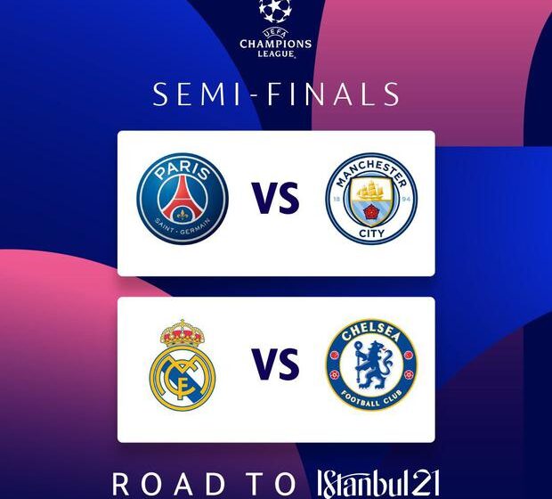 Semifinales de Champions League 2021, horarios y sedes