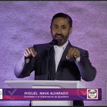 Participación de Miguel Nava Alvarado en el debate de candidatos al Gobierno de Querétaro