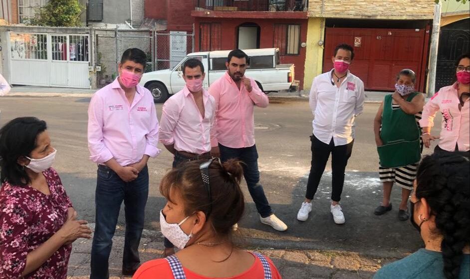 Convence Erik Osornio a habitantes del primer distrito