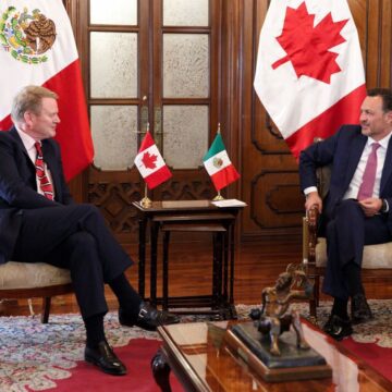 Se reúne Gobernador de Querétaro con embajador de Canadá en México