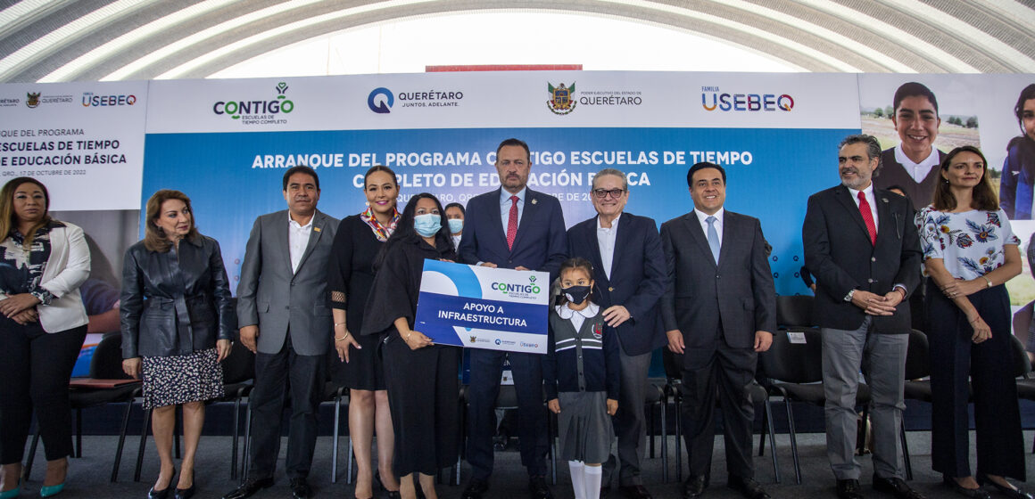 Arranca en Querétaro programa Contigo Escuelas de Tiempo Completo