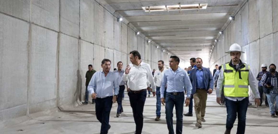 Supervisa Mauricio Kuri la obra del Distribuidor Vial de Santa Bárbara