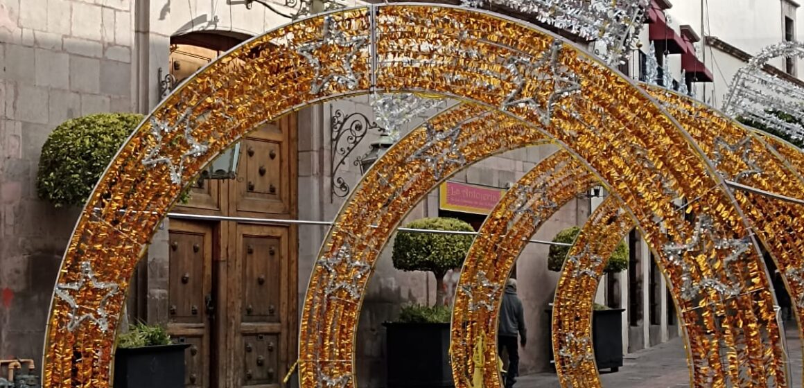 En en Centro Histórico de Querétaro ya llegó la Navidad