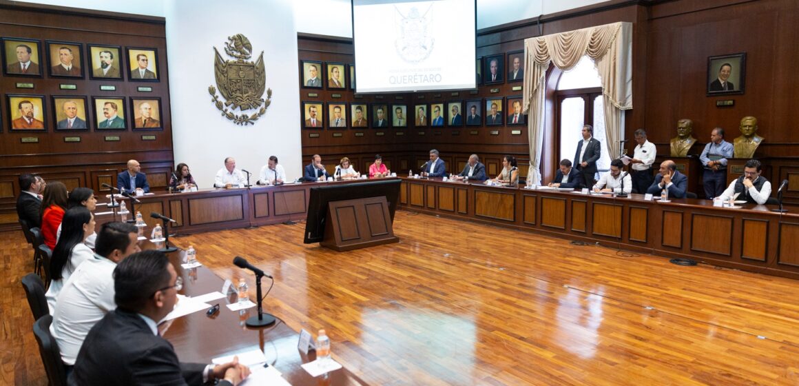 Mauricio Kuri coordina esfuerzos con delegados y representantes del Gobierno Federal