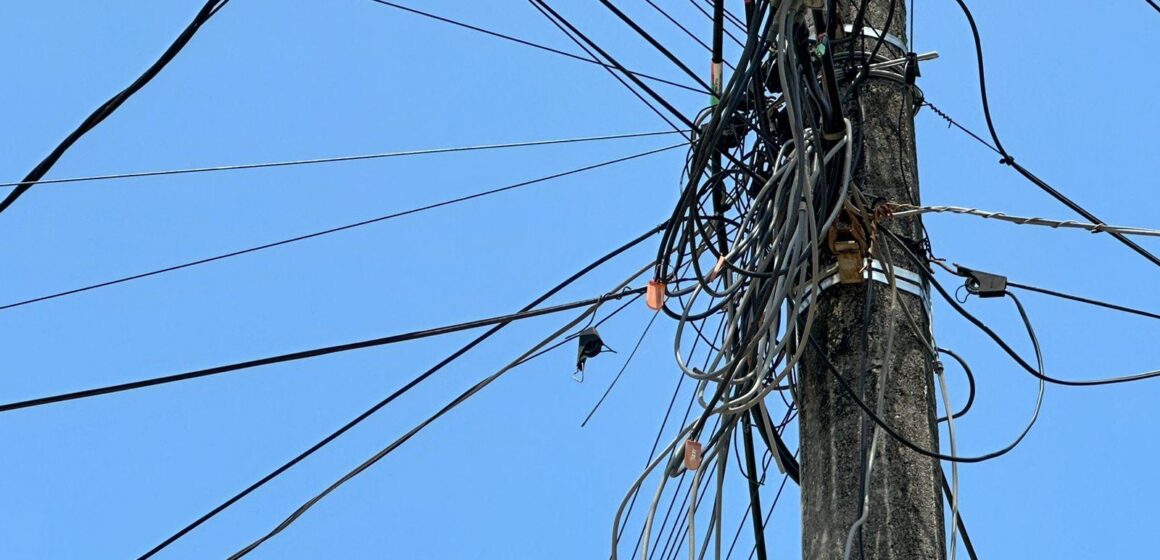 Robo de cable genera fallas de electricidad