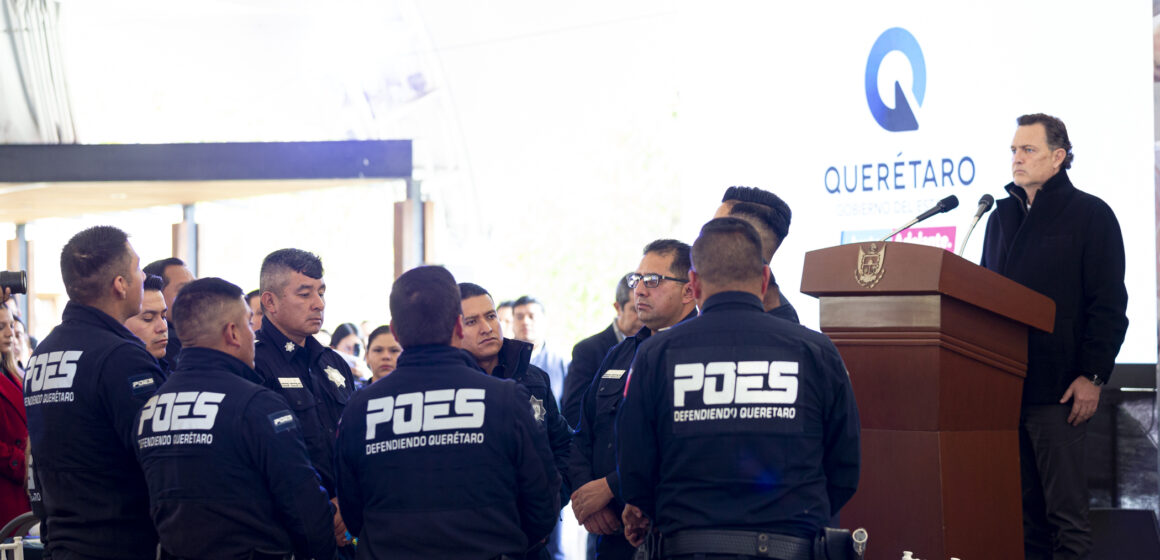 Destaca Gobernador labor inquebrantable y compromiso de policías estatales con la seguridad de Querétaro