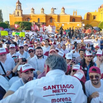 Fuerza y Unidad en arranque de campaña de Santiago Nieto Castillo y Beatriz Robles Gutiérrez.