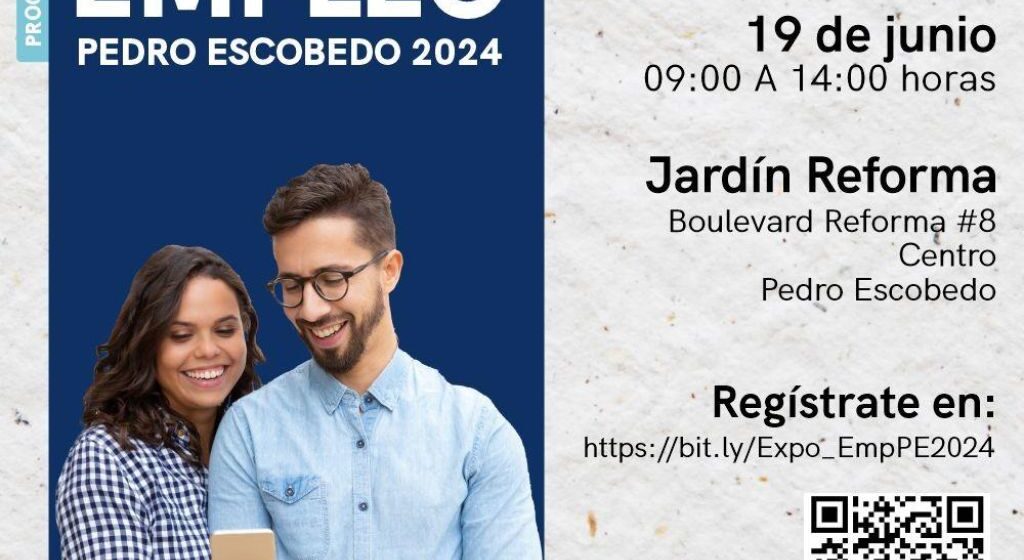 Mil vacantes para Pedro Escobedo en Expo Empleo: ST