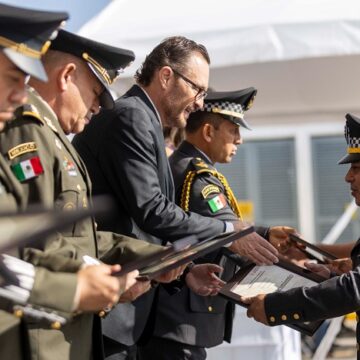 Atestigua Mauricio Kuri ceremonia del Quinto Aniversario de la Guardia Nacional