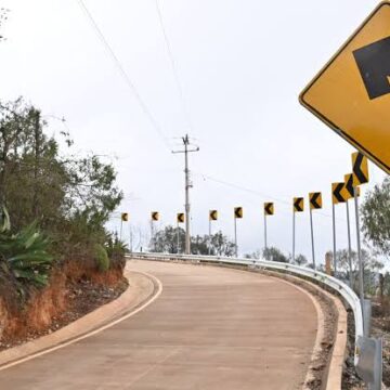 Finaliza el mejoramiento del camino de Cuatro Palos en Pinal de Amoles