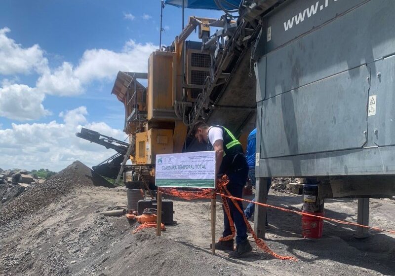 Clausura PEPMADU trituradora en La Cañada