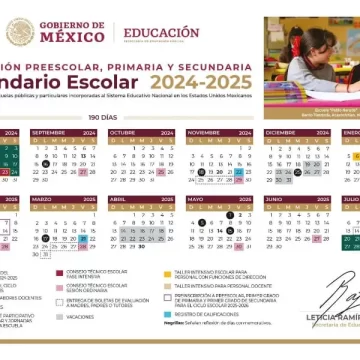 Ajustan calendario escolar 2024-2025 en educación básica