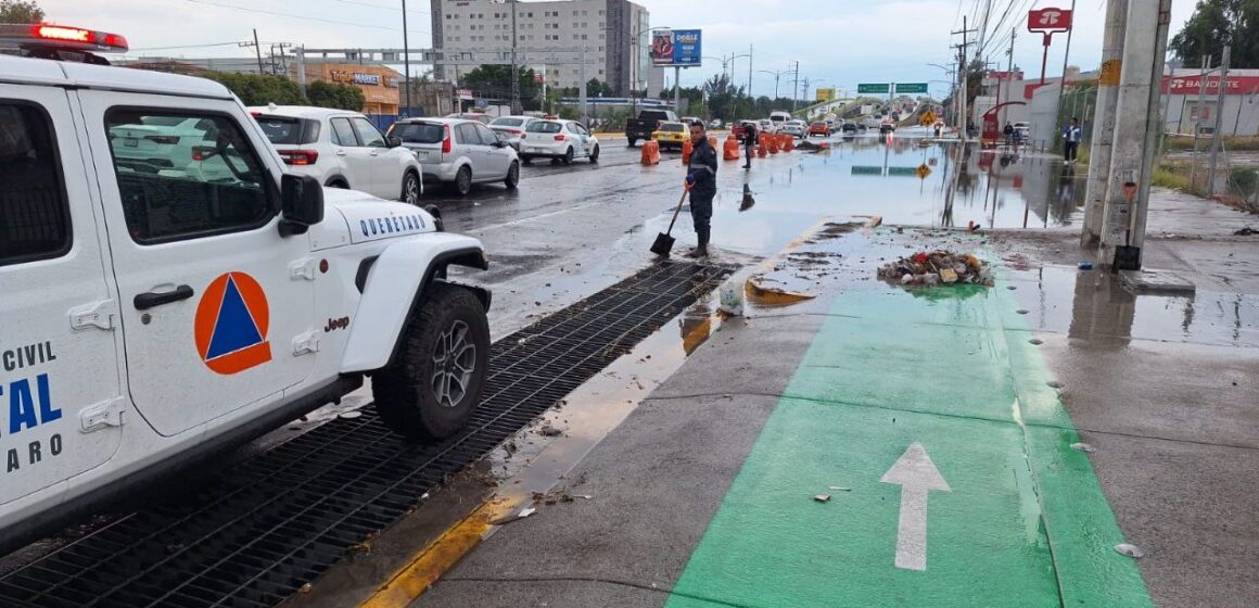 Mantiene CEPCQ trabajo coordinado para atender reportes por lluvias