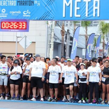 Se vive con éxito el Querétaro Maratón 2024