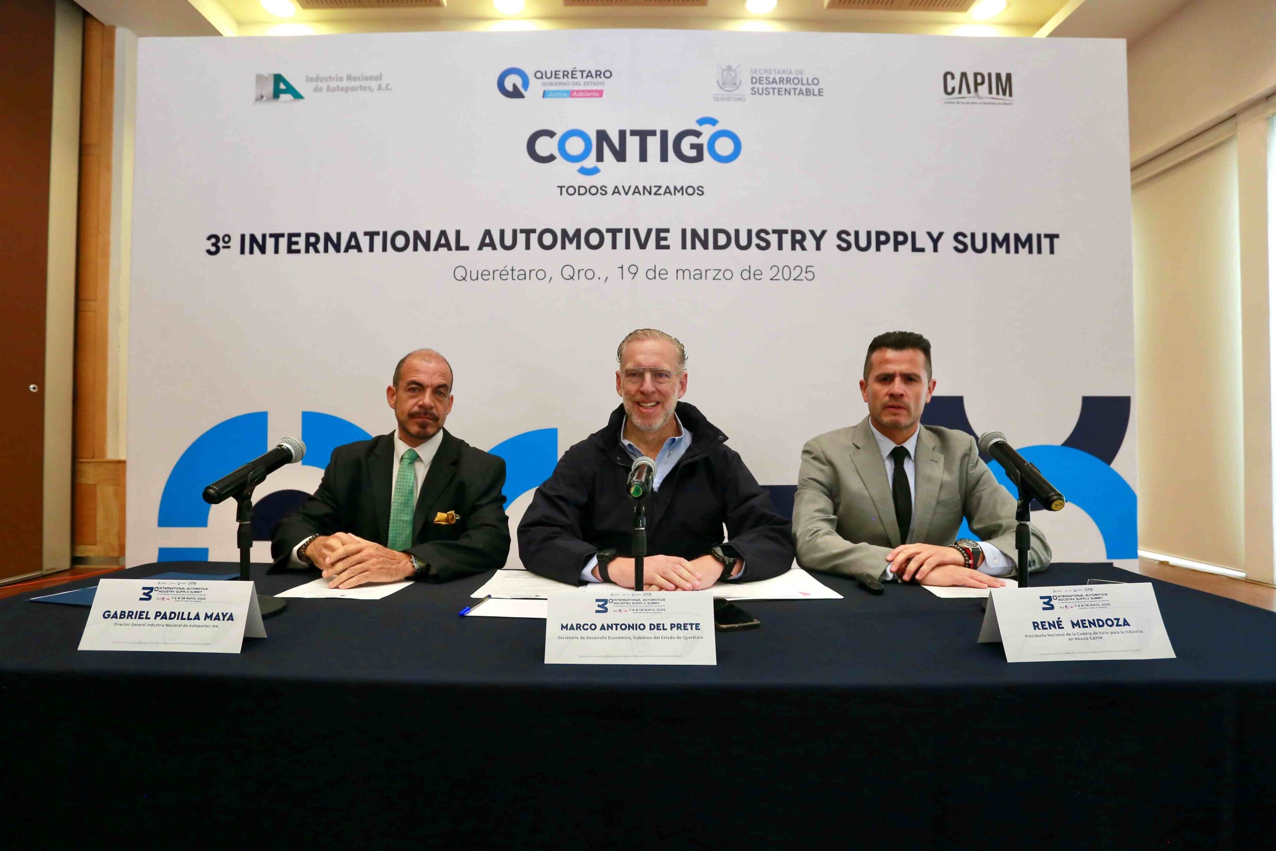 Del Prete: Querétaro sede de la tercera edición del International AutomotiveIndustrial Supply Summit